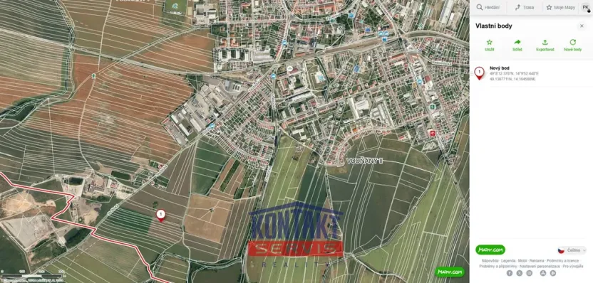 Prodej pole, Vodňany, Stožická, 4565 m2