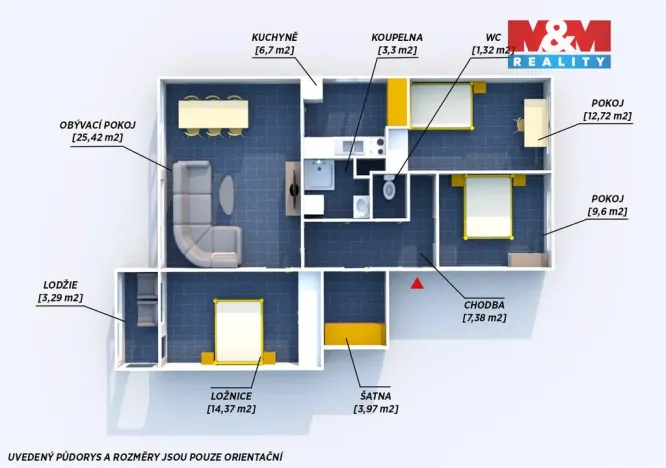Prodej bytu 4+1, Praha - Malešice, Niederleho, 88 m2
