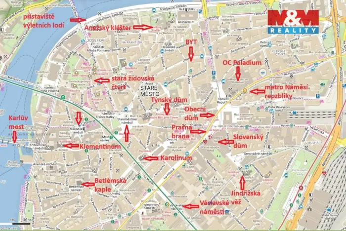 Prodej bytu 1+kk, Praha - Staré Město, Dlouhá, 46 m2