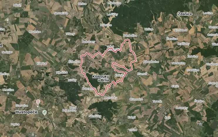 Prodej pole, Klobouky u Brna, 9109 m2