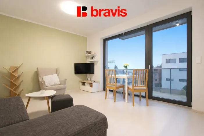 Pronájem bytu 3+kk, Brno, Kumpoštova, 63 m2