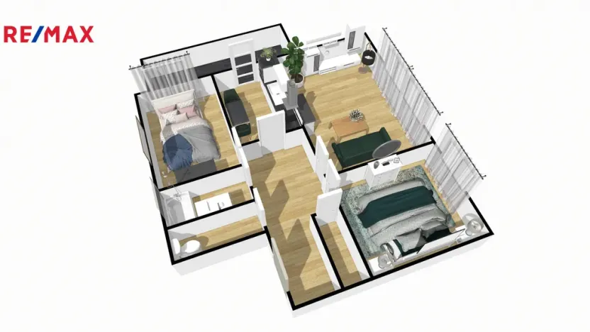 Prodej bytu 3+1, Dobruška, Družstevní, 69 m2