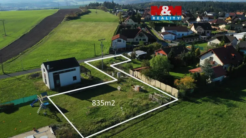Prodej pozemku pro bydlení, Malá Hraštice - Velká Hraštice, 835 m2
