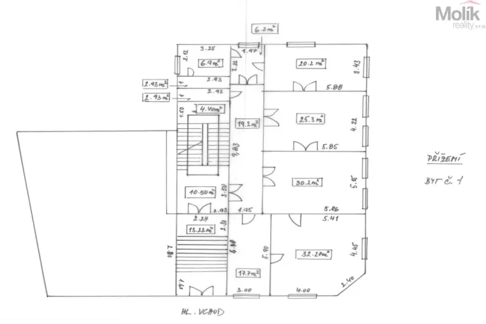 Prodej bytu 3+1, Teplice, Jungmannova, 164 m2