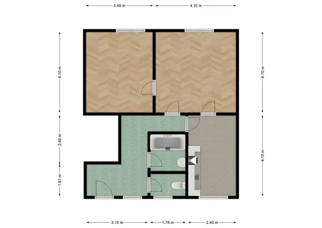 Prodej bytu 2+1, Jihlava, Žižkova, 56 m2
