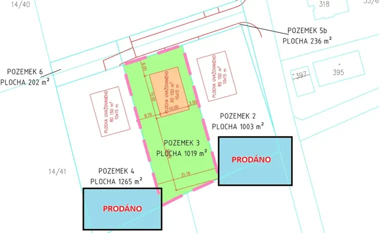Prodej pozemku pro bydlení, Skuhrov, 1019 m2