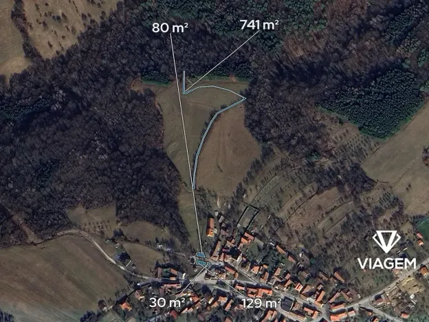 Prodej podílu zahrady, Luhačovice, 735 m2