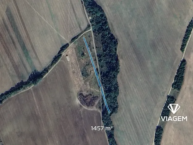 Prodej podílu pole, Hrubá Vrbka, 971 m2