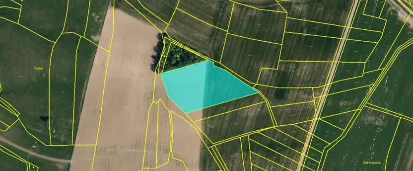 Prodej pole, Slušovice, 7591 m2