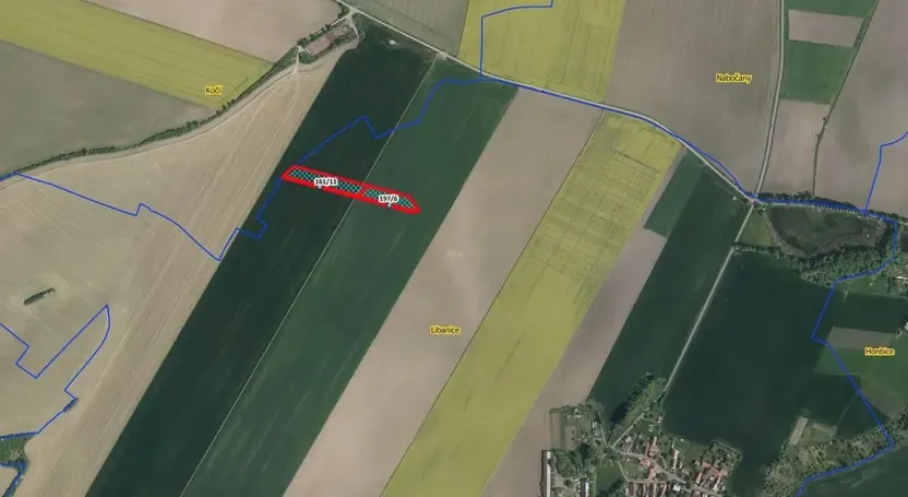 Prodej podílu pole, Honbice, 3650 m2