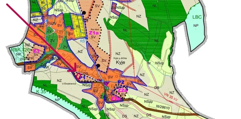 Prodej pozemku pro bydlení, Kyje, 1000 m2