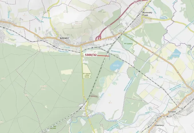 Dražba lesa, Bzenec, 4949 m2