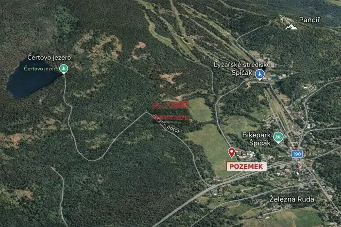 Prodej louky, Železná Ruda, 1110 m2