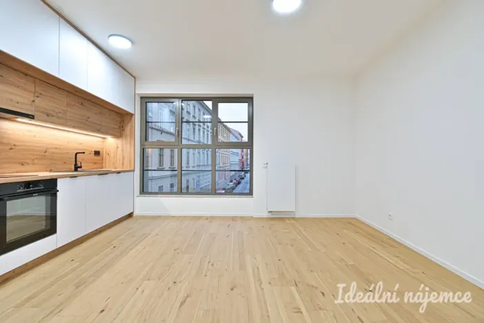 Pronájem bytu 1+kk, Brno, Bratislavská, 29 m2