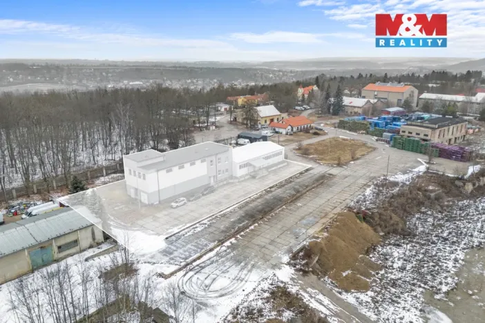 Pronájem výrobních prostor, Libušín, Důl Max, 768 m2