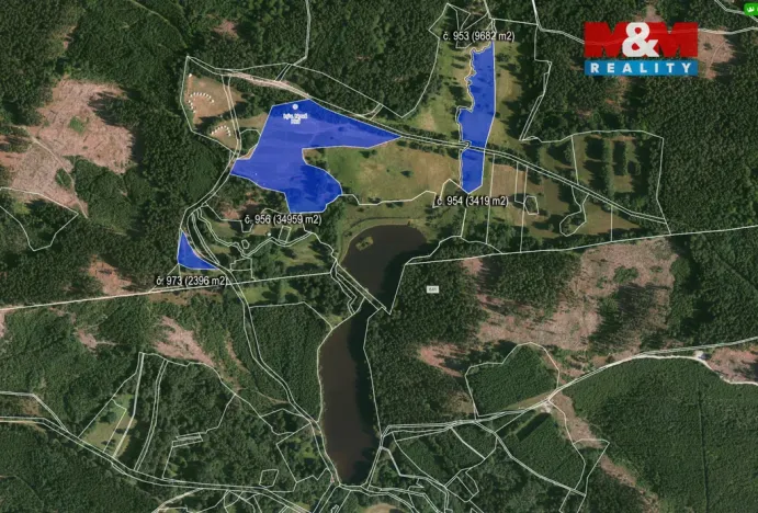 Prodej pole, Lesná, 50456 m2