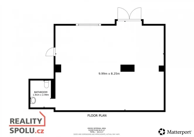 Pronájem obchodního prostoru, Blovice, Americká, 84 m2