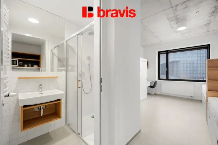 Pronájem bytu 1+kk, Brno - Trnitá, Dornych, 22 m2