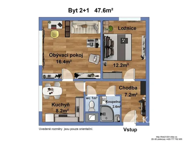 Prodej bytu 2+1, Praha - Hlubočepy, Krškova, 49 m2