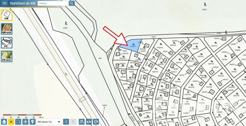 Prodej zahrady, Benešov, 300 m2