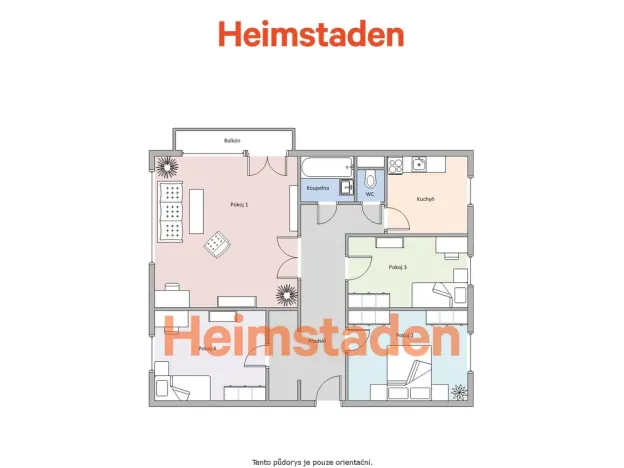 Pronájem bytu 4+1, Karviná - Nové Město, Závodní, 84 m2