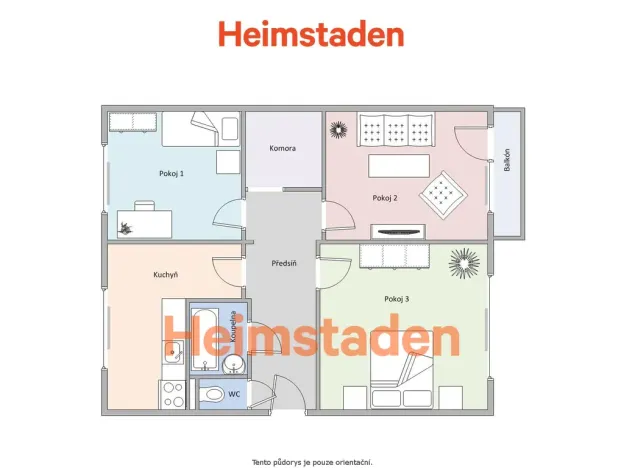 Pronájem bytu 3+1, Karviná - Nové Město, Tovární, 78 m2