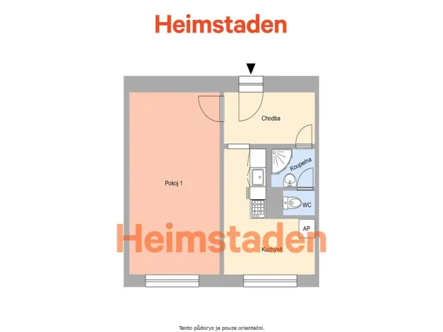 Pronájem bytu 1+1, Karviná - Hranice, Rudé armády, 38 m2