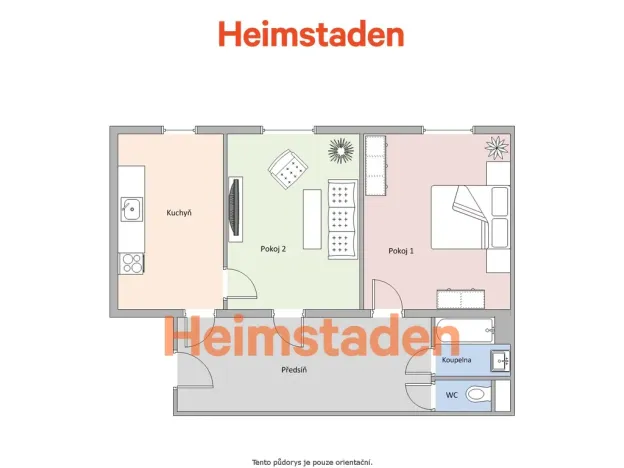Pronájem bytu 2+1, Havířov - Šumbark, nám. T. G. Masaryka, 59 m2