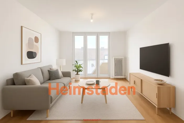 Pronájem bytu 2+1, Ostrava - Moravská Ostrava, Sokolská třída, 51 m2