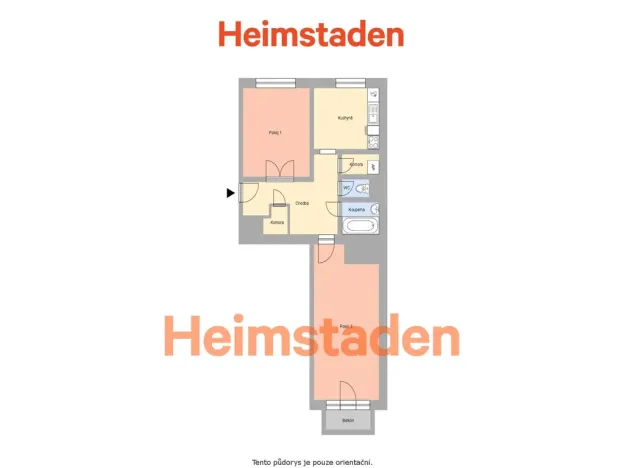 Pronájem bytu 2+1, Ostrava - Poruba, Nezvalovo náměstí, 59 m2