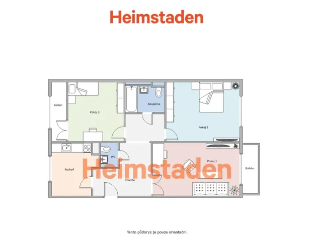 Pronájem bytu 3+1, Frýdek-Místek - Místek, Československé armády, 76 m2