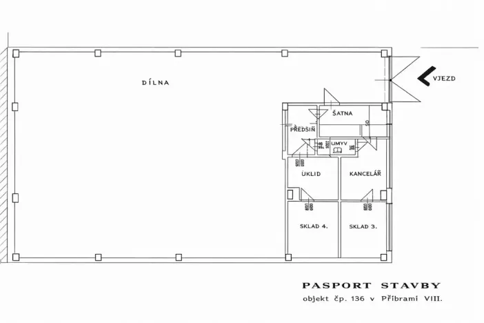 Pronájem obchodního prostoru, Příbram - Příbram VIII, Budovatelů, 220 m2