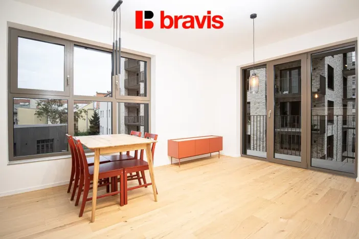 Pronájem bytu 2+kk, Brno - Zábrdovice, Bratislavská, 54 m2