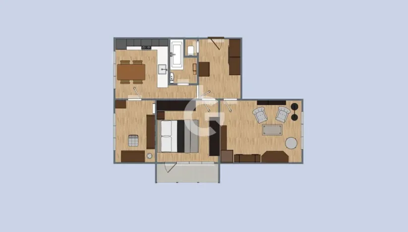 Prodej bytu 3+1, Přerov, Bajákova, 59 m2