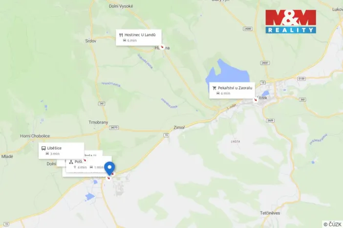 Prodej bytu 1+1, Liběšice, 37 m2