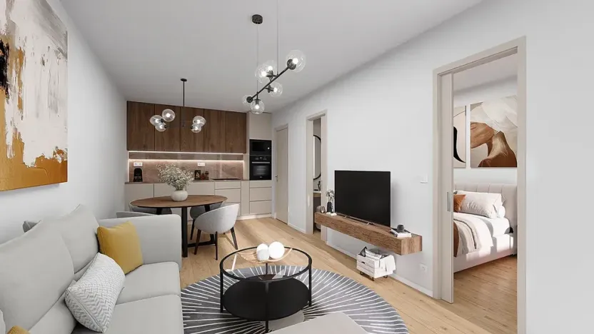 Prodej bytu 2+kk, Praha - Košíře, Hlaváčkova, 47 m2