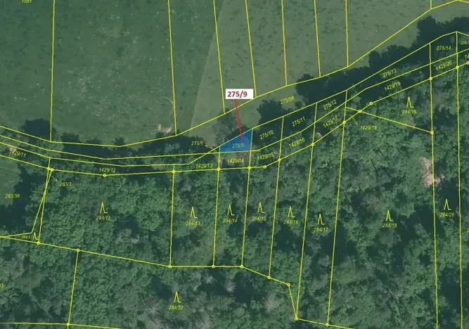 Dražba pole, Milavče, 72 m2