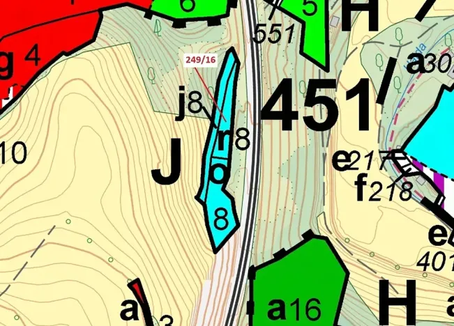 Dražba lesa, Lubné, 802 m2