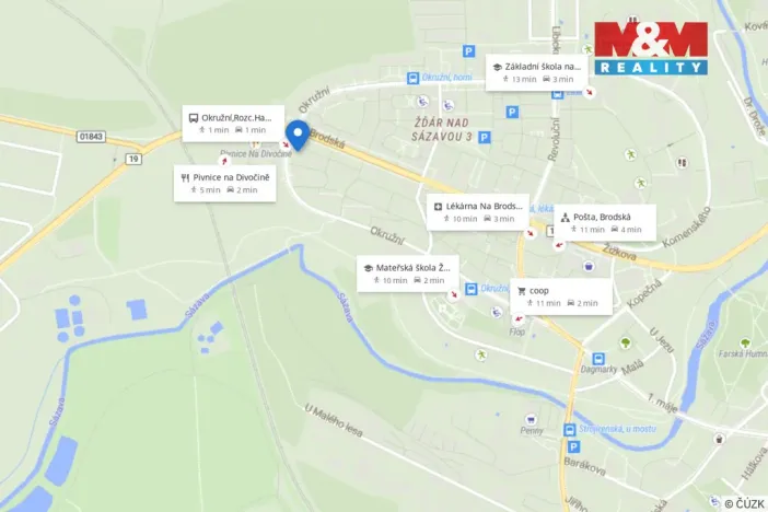 Prodej bytu 3+kk, Žďár nad Sázavou - Žďár nad Sázavou 3, Brodská, 54 m2