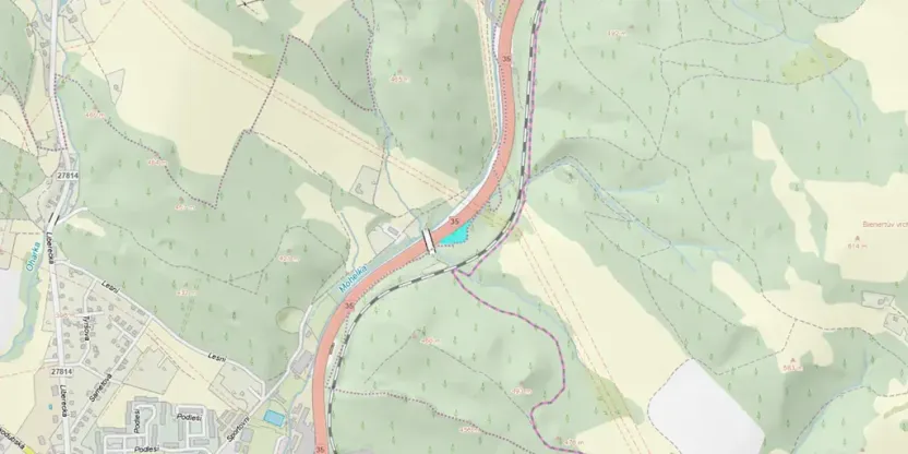 Dražba pozemku, Hodkovice nad Mohelkou, 2154 m2