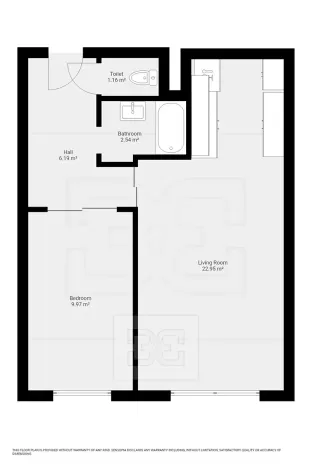 Pronájem bytu 2+kk, Mělník, Veslařská, 44 m2