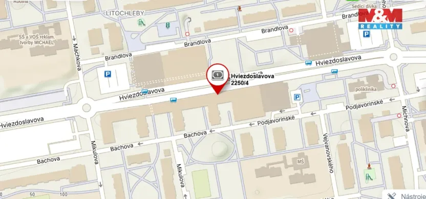 Prodej garáže, Praha - Chodov, Hviezdoslavova, 15 m2