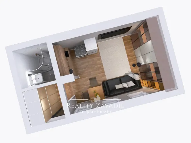 Prodej bytu 1+kk, Brandýs nad Labem-Stará Boleslav, Lázeňská, 21 m2