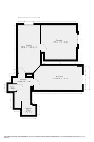 Pronájem bytu 2+1, Praha - Žižkov, Žerotínova, 72 m2