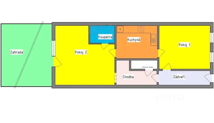 Pronájem rodinného domu, Brno, Kosmákova, 70 m2