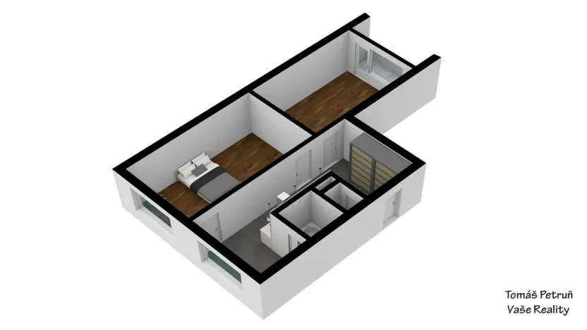 Pronájem bytu 2+1, Hradec Králové - Moravské Předměstí, Štefánikova, 67 m2