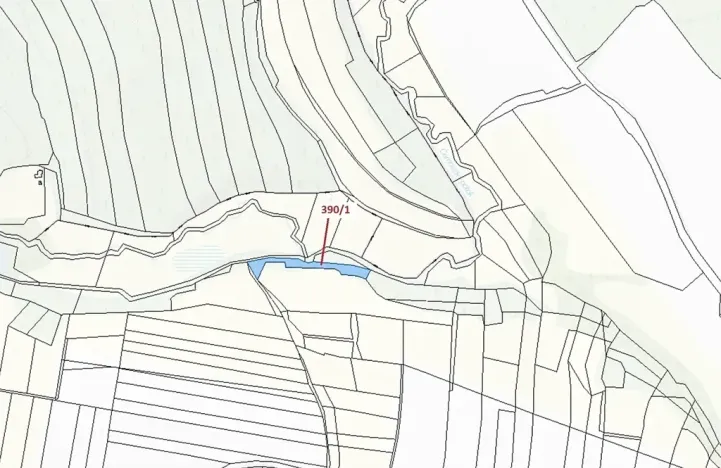 Dražba pozemku, Psárov, 2190 m2