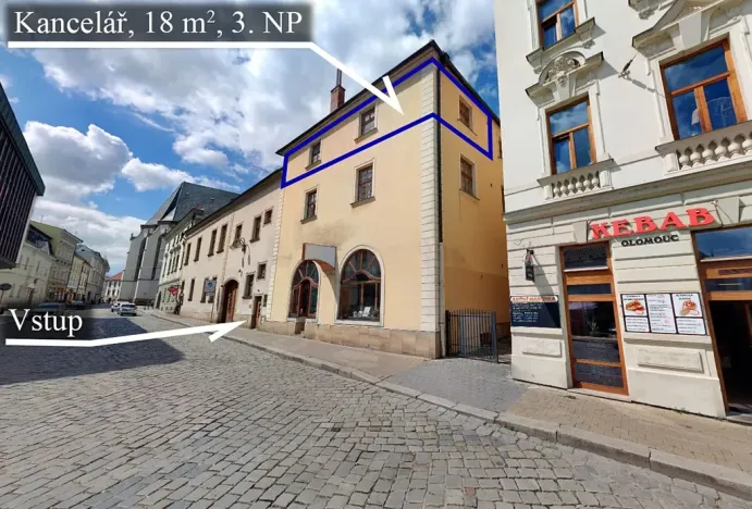 Pronájem kanceláře, Olomouc, Zámečnická, 18 m2