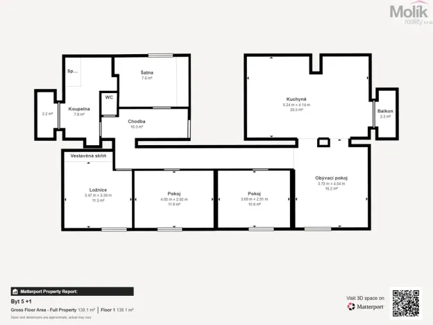 Prodej bytu 5+1, Meziboří, Okružní, 120 m2