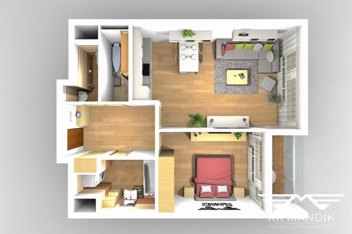 Pronájem bytu 2+kk, Praha - Jinonice, Břežánecká, 61 m2